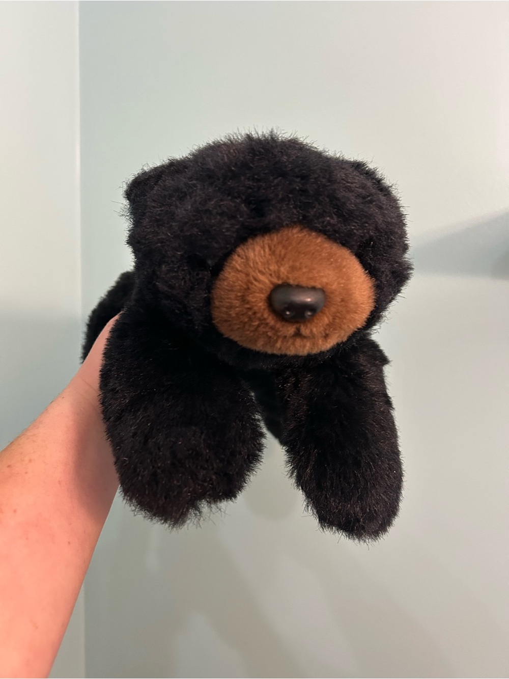 TY Classic Vintage Paws Black Bear 1996 Retired Stuffed Animal 18" Laydown Plush